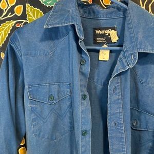 Vintage wrangler button down